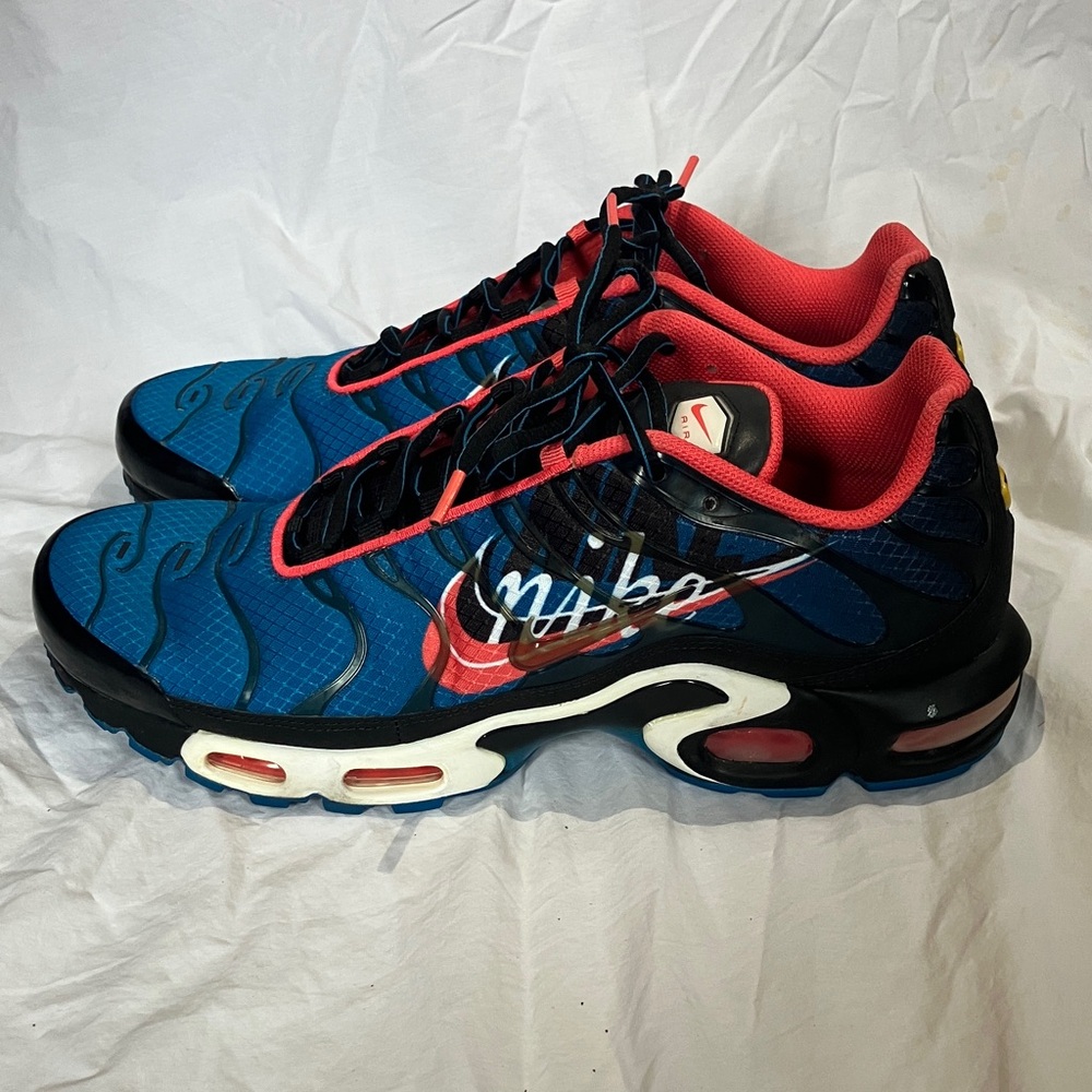 Nike Air Max Plus ‘Time Capsule’ Blue and Red Athletic Shoes